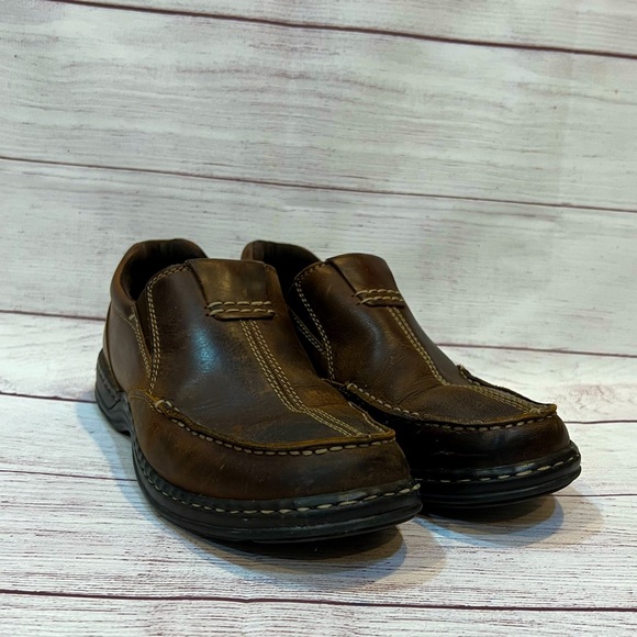 Hush Puppies Shoes Hush Puppies Mens Sawyer Slip On Brown Leather